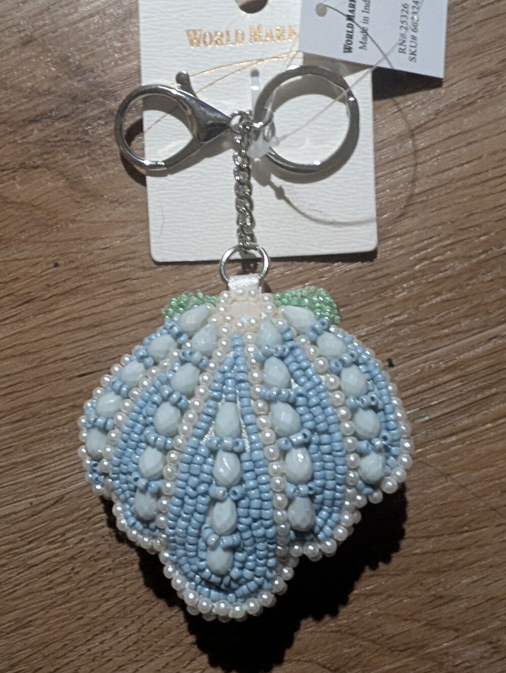 Hand Beaded Bag Charm Lot; 10pcs From World Market - Picture 4 of 16